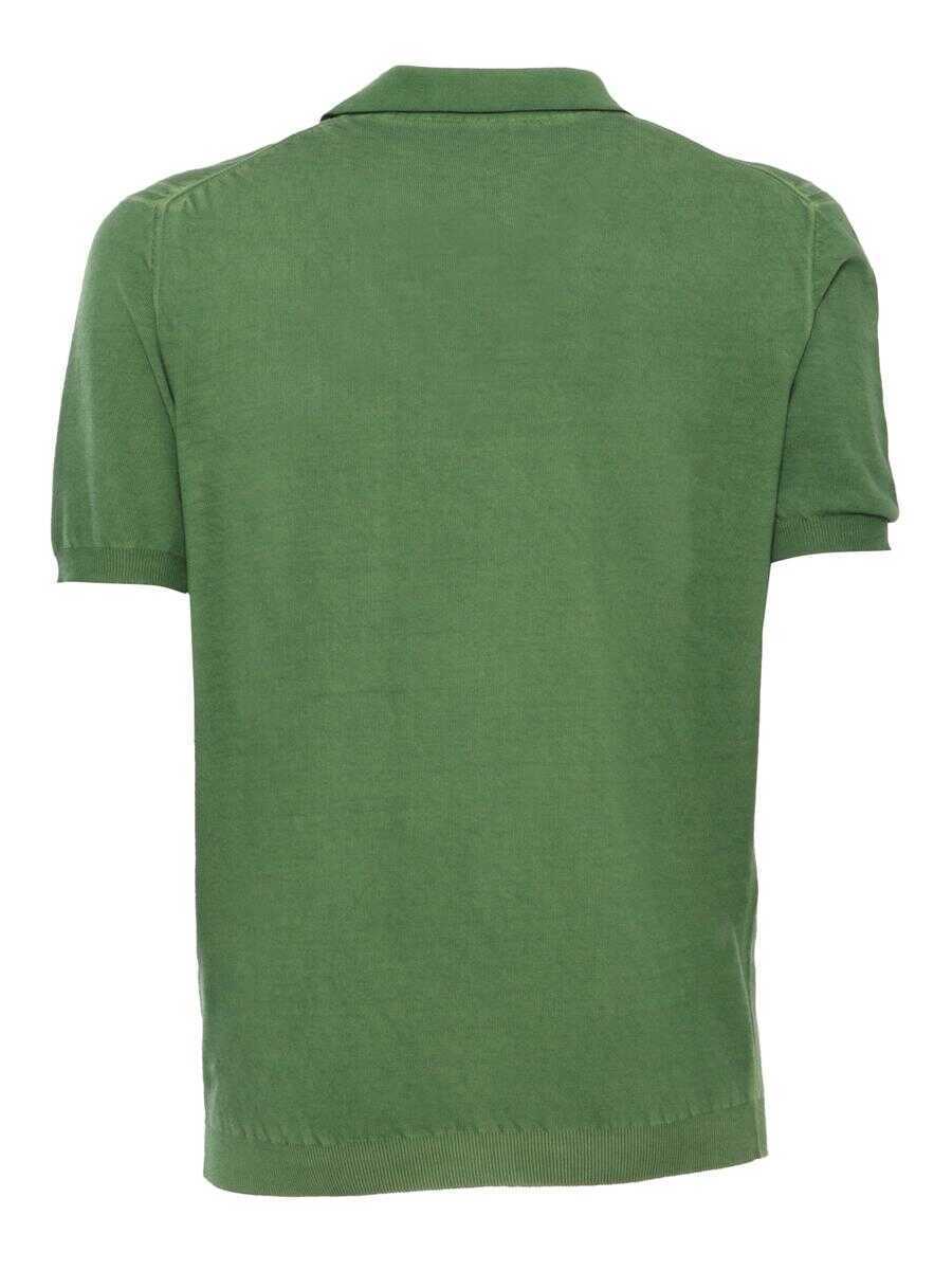 Tricouri Polo Kangra Kangra Cashmere Polo GREEN Barbati (BM 13949873) 2