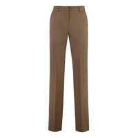Pantaloni scurti Pt01 Ambra Wool Blend Trousers Femei