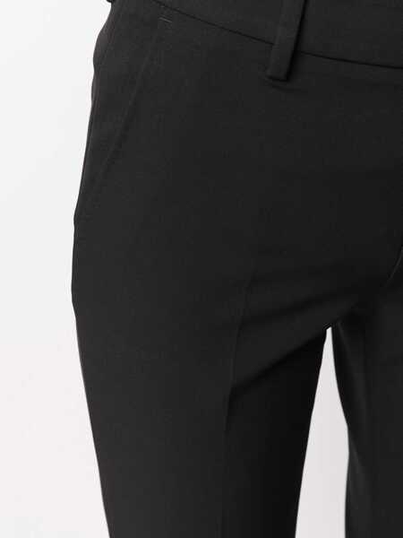 Pantaloni casual PT TORINO Pt Torino New York Techno Fabric Tailored Trousers Black Femei (BM 13951211) 5