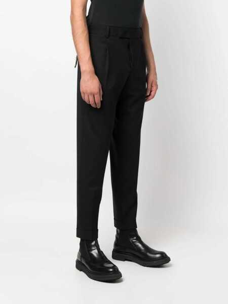 Pantaloni PT TORINO Pt Torino Virgin Wool Tailored Trousers Black Barbati (BM 13951847) 3