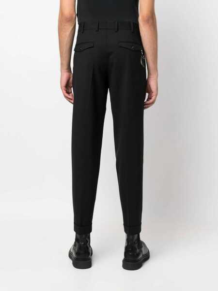 Pantaloni PT TORINO Pt Torino Virgin Wool Tailored Trousers Black Barbati (BM 13951847) 4