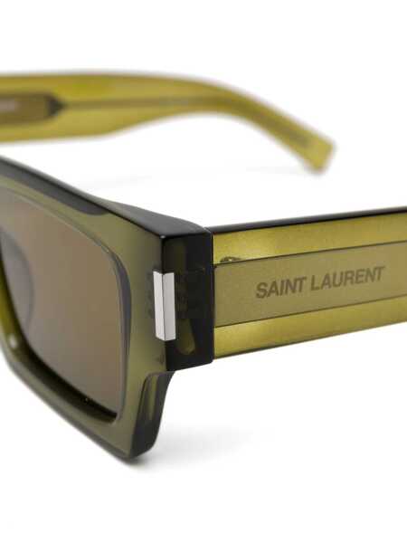 Ochelari de soare Saint Laurent Saint Laurent Eyewear Sunglasses GREEN Femei (BM 13959818) 3