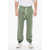 Jil Sander Brushed Cotton Joggers With Drawstring Green
