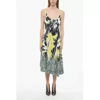 Rochii lungi Embroidered Jacquard Dress With Open Back Femei