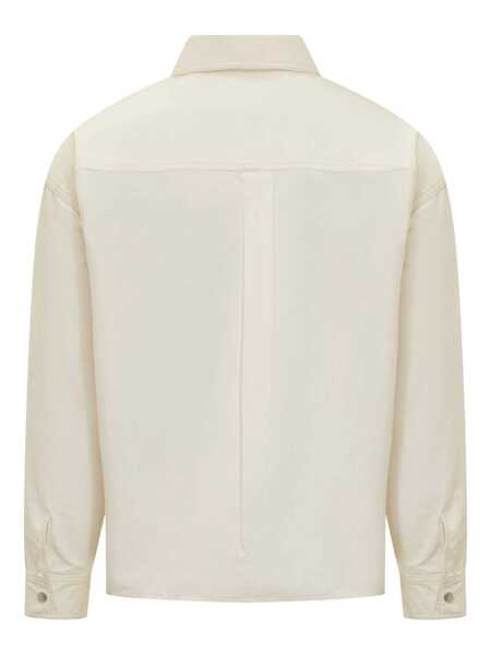 Camasi Isabel Marant Isabel Marant Cotton Terry Shirt WHITE Barbati (BM 13983341) 2