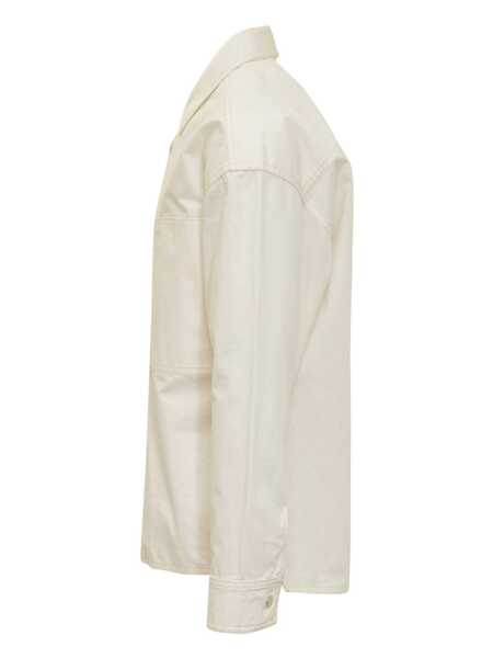 Camasi Isabel Marant Isabel Marant Cotton Terry Shirt WHITE Barbati (BM 13983341) 3
