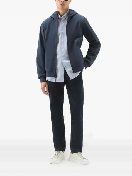 Bluze de trening Woolrich Woolrich Soft Sweatshirt BLUE Barbati (BM 13988039) 2