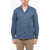 DOPPIAA Crewneck Aasti Jacket With Patch Pocket Blue