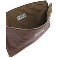 Genti de mana MM6 Maison Margiela Dama - Genti de mana MM6 Maison Margiela Crinkled Leather Document Holder Pouch RUSTIC BROWN Femei (BM 13996292) - B-mall.ro