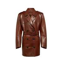 Paltoane Prada Leather Coat Femei