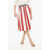 Woolrich Flared Awning Striped Scully Maxi Skirt White