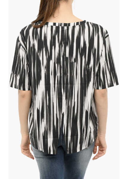 Bluze Woolrich Gradient-Effect Popeline Blouse Black & White Femei (BM 14006486) 2