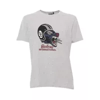 Tricouri Barbour Grey patterned t-shirt