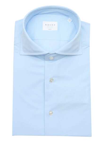 Camasi casual XACUS Light blue striped shirt with pocket Light Blue Barbati (BM 14006906) 1