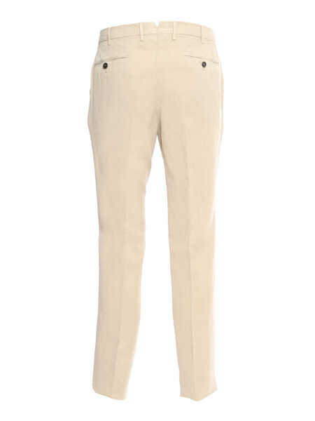 Pantaloni casual PT TORINO Beige slim trousers Beige Barbati (BM 14007056) 2