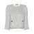 Elisabetta Franchi Elegant silver jacket Silver