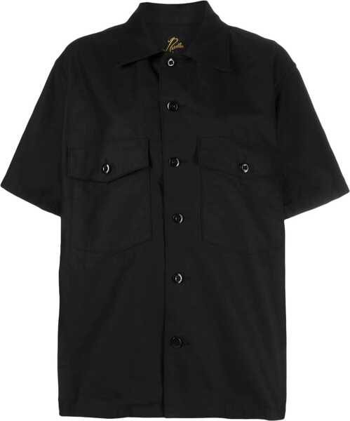 Camasi casual NEEDLES Regular Fit Shirt BLACK Barbati (BM 14007950) 1