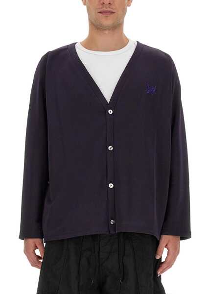 Cardigane NEEDLES Cardigan With Logo PURPLE Barbati (BM 14007956) 1