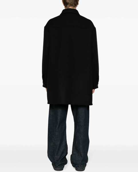 Paltoane Jil Sander Wool Coat BLACK Barbati (BM 14008010) 4