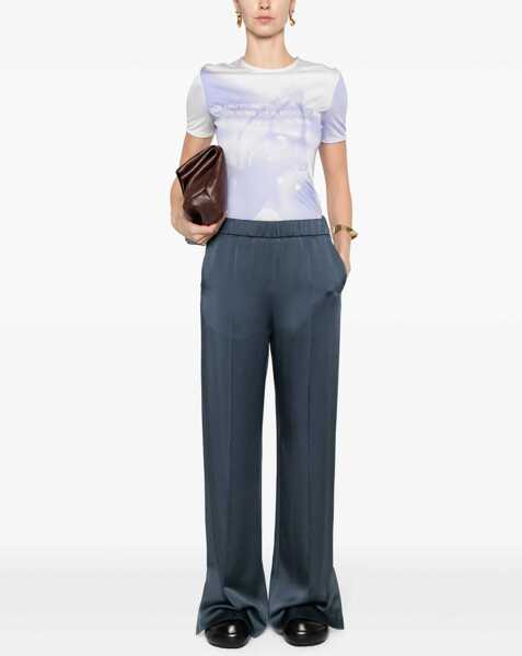 Tricouri Jil Sander T-Shirt With Logo AZURE Femei (BM 14008022) 2