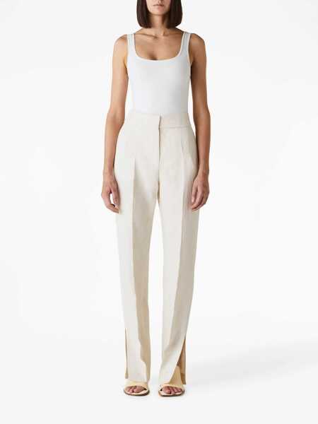 Pantaloni casual JACQUEMUS Pants Tibau WHITE Femei (BM 14008088) 2