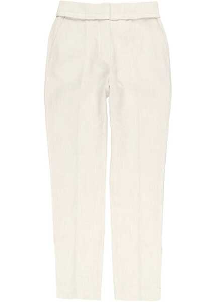 Pantaloni casual JACQUEMUS Pants Tibau WHITE Femei (BM 14008088) 1