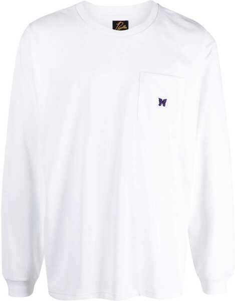 Tricouri NEEDLES T-Shirt With Logo WHITE Barbati (BM 14008118) 1