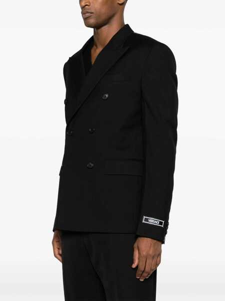 Sacouri Versace Double-Breasted Blazer BLACK Barbati (BM 14008358) 3
