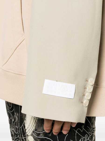 Bluze de trening MM6 Maison Margiela Sweatshirt With Logo BEIGE Femei (BM 14008679) 5