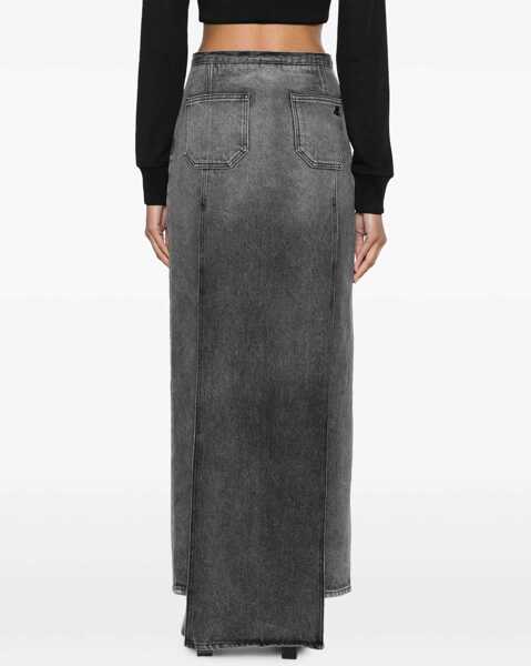 Fuste casual COURRGES Denim Skirt GREY Femei (BM 14008712) 4