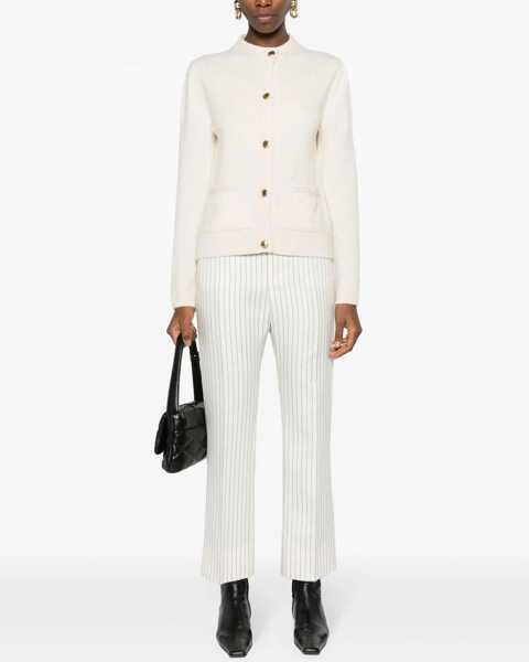 Pantaloni casual Tom Ford Pinstripe Pants POWDER Femei (BM 14008808) 2