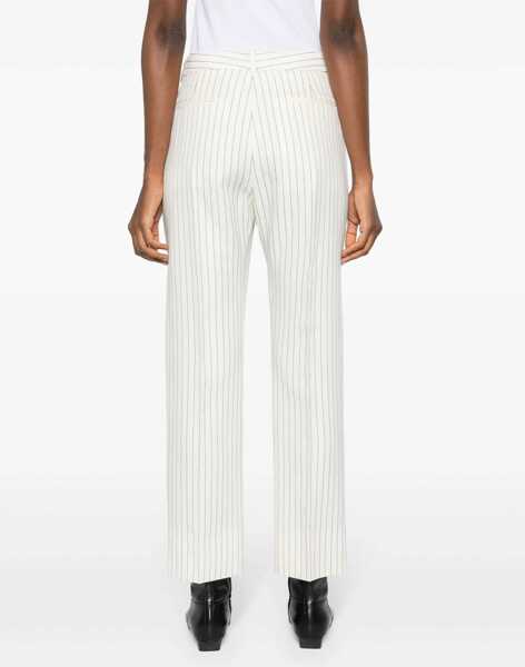 Pantaloni casual Tom Ford Pinstripe Pants POWDER Femei (BM 14008808) 4
