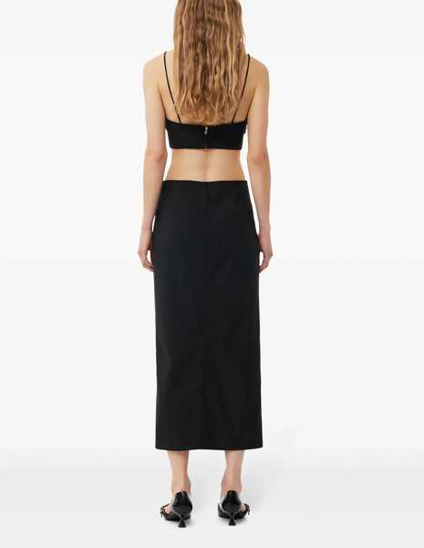 Bluze Ganni Top With Bows BLACK Femei (BM 14009156) 4