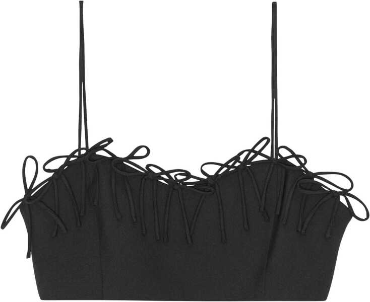 Bluze Ganni Top With Bows BLACK Femei (BM 14009156) 1