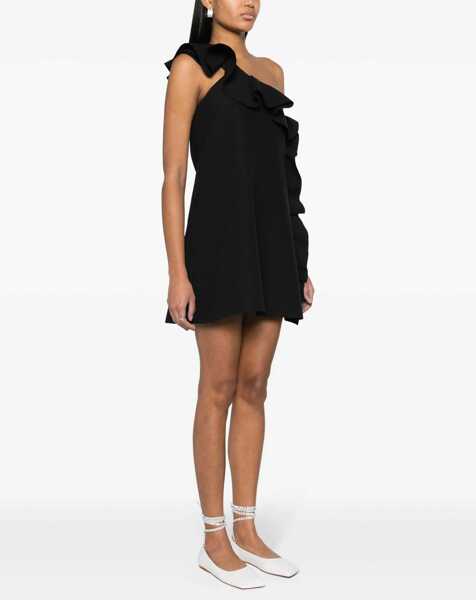 Rochii casual MSGM Dress With Ruffles BLACK Femei (BM 14009162) 3