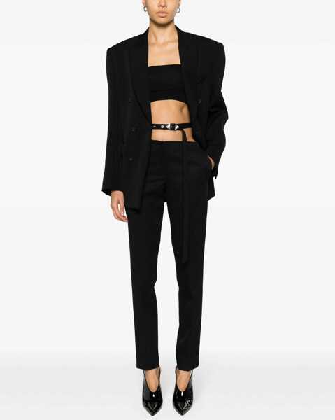 Pantaloni casual THE ATTICO Cut Out Pants BLACK Femei (BM 14009258) 2