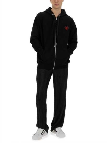 Pantaloni casual Family First Pleated Pants BLACK Barbati (BM 14009345) 2