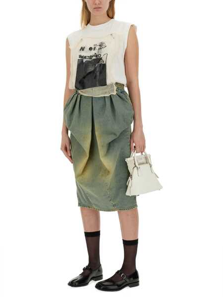 Tricouri Maison Margiela T-Shirt With Print WHITE Femei (BM 14009360) 2