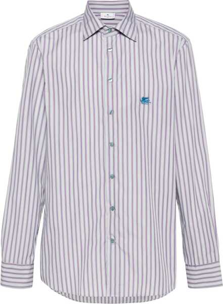 Camasi casual ETRO Pegasus Logo Shirt MULTICOLOUR Barbati (BM 14009501) 1