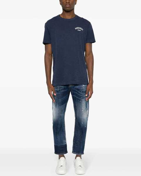 Tricouri DSQUARED2 T-Shirt With Logo MULTICOLOUR Barbati (BM 14009588) 2