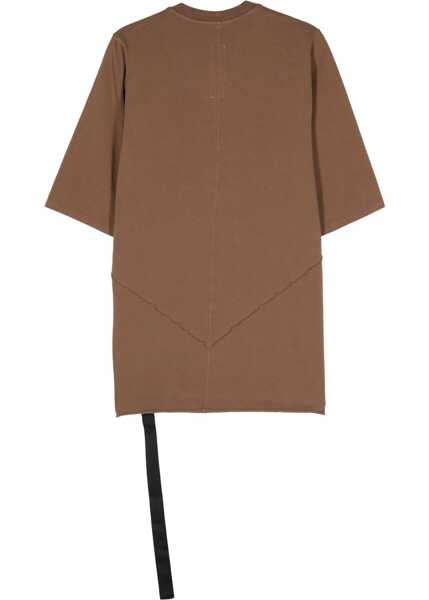 Tricouri Rick Owens Cotton T-Shirt BROWN Barbati (BM 14010053) 2