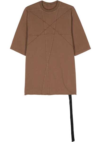 Tricouri Rick Owens Cotton T-Shirt BROWN Barbati (BM 14010053) 1