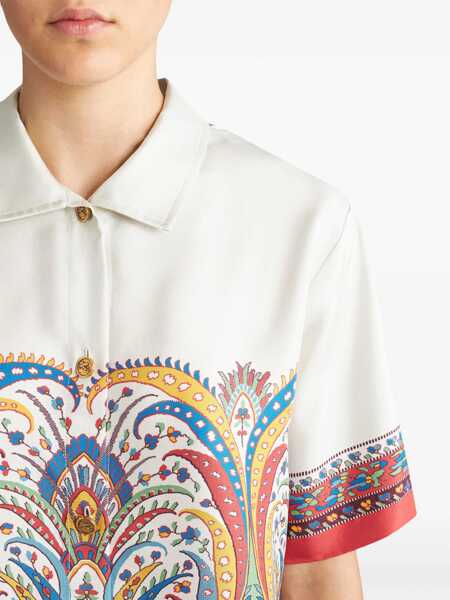 Bluze ETRO Printed Silk Shirt MULTICOLOUR Femei (BM 14010167) 5