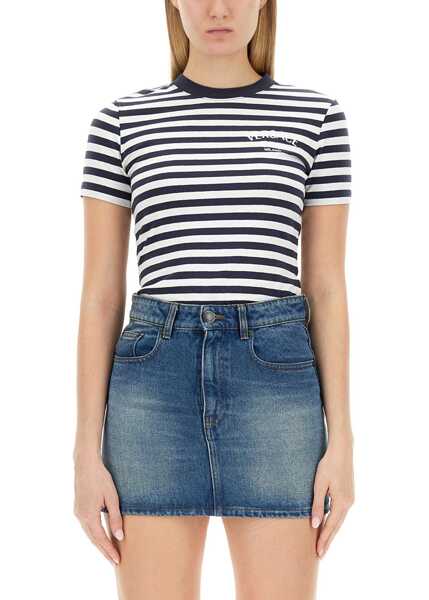 Tricouri Versace Nautical Stripe T-Shirt BLUE Femei (BM 14010755) 1