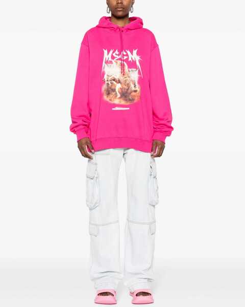 Blugi evazati MSGM Denim Cargo Pants DENIM Femei (BM 14010938) 2