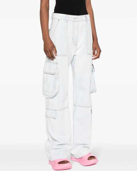 Blugi evazati MSGM Denim Cargo Pants DENIM Femei (BM 14010938) 3