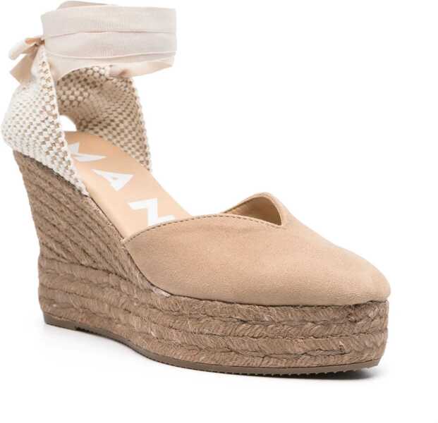 Balerini Maneb Wedge Espadrilles BEIGE Femei (BM 14011025) 2