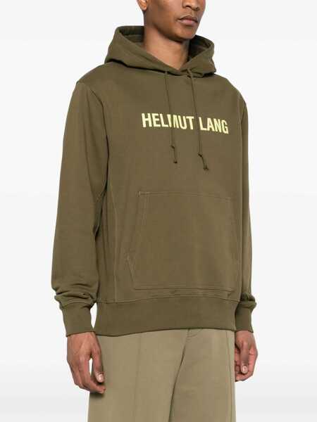 Bluze de trening HELMUT LANG Sweatshirt With Logo MILITARY GREEN Barbati (BM 14011172) 3