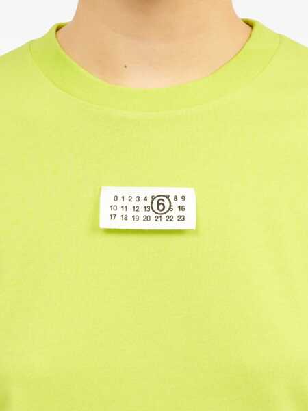 Tricouri MM6 Maison Margiela T-Shirt With Logo GREEN Femei (BM 14011511) 5