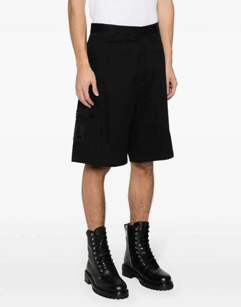 Pantaloni scurti Moschino Bermuda With Logo BLACK Barbati (BM 14011778) 3